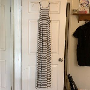 Striped maxi dress